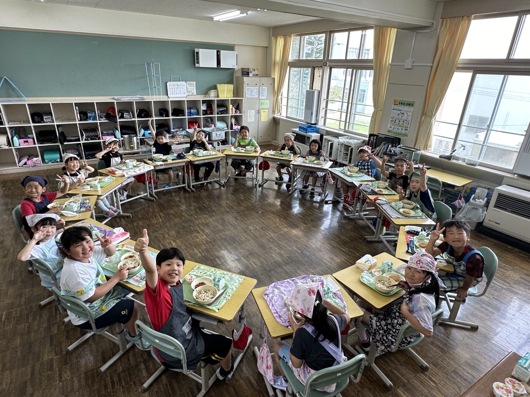 吉岡小学校との合同学習 5枚目写真