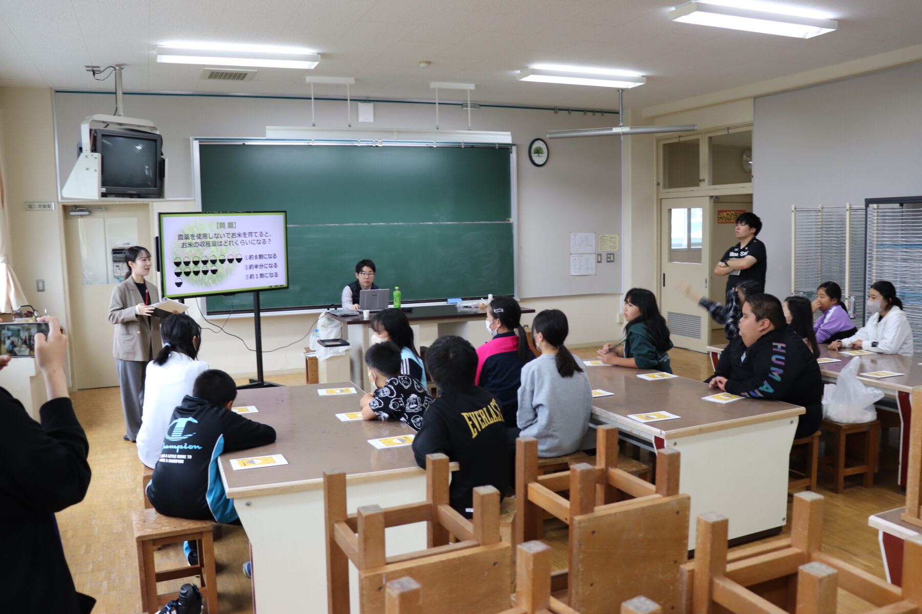 クミアイ化学（東京）さんよる農薬の授業 6枚目写真