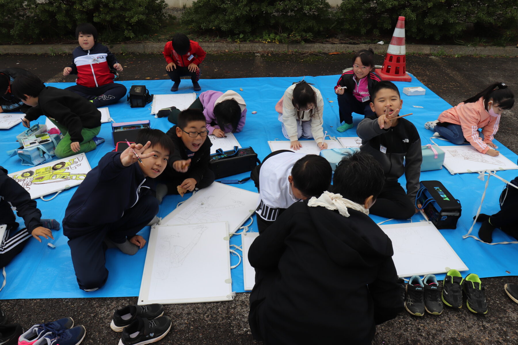 キリンクレーン写生会 4枚目写真