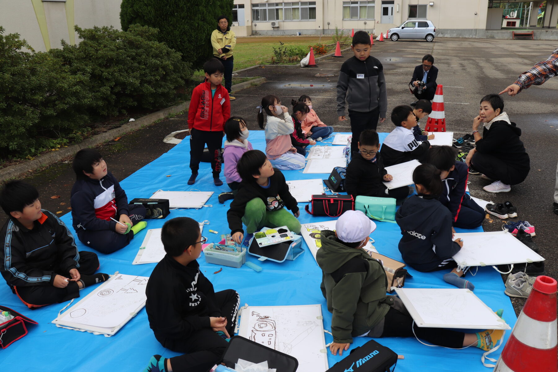 キリンクレーン写生会 5枚目写真