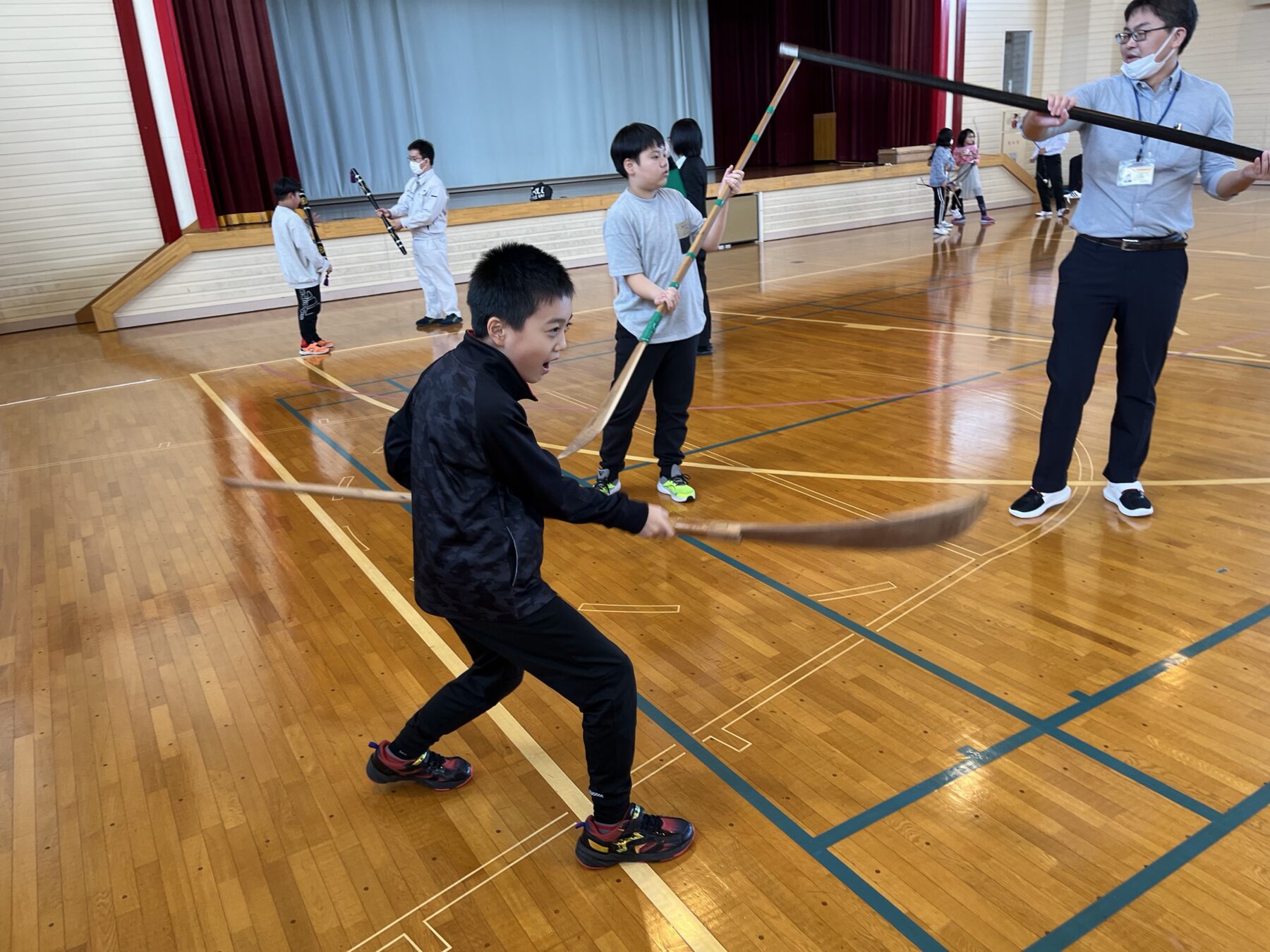 ４年生合同授業（四ヶ散米）２～写真～ 6枚目写真