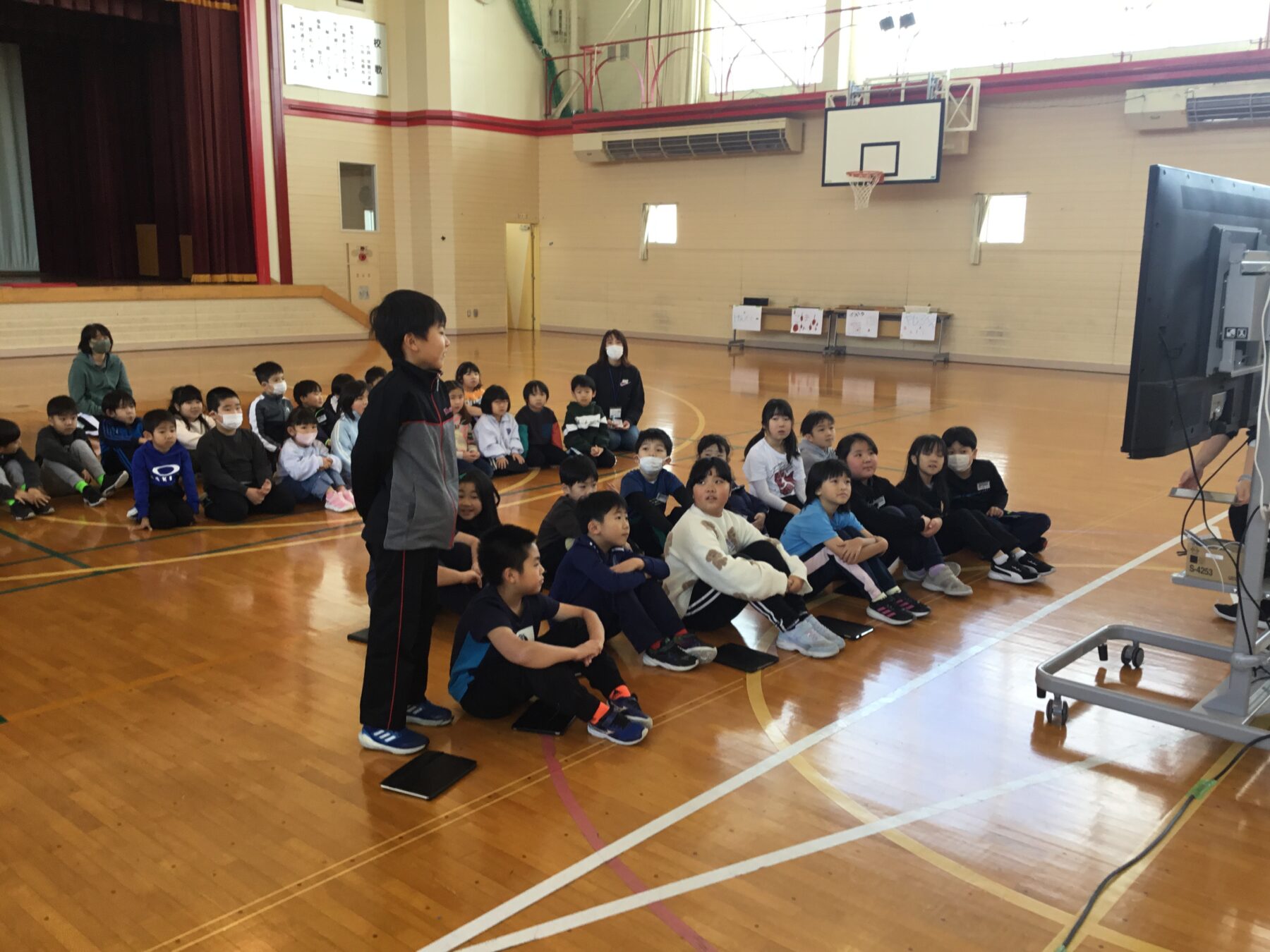 １年生・２年生交流学習（吉岡小学校・福島こども園） 1枚目写真