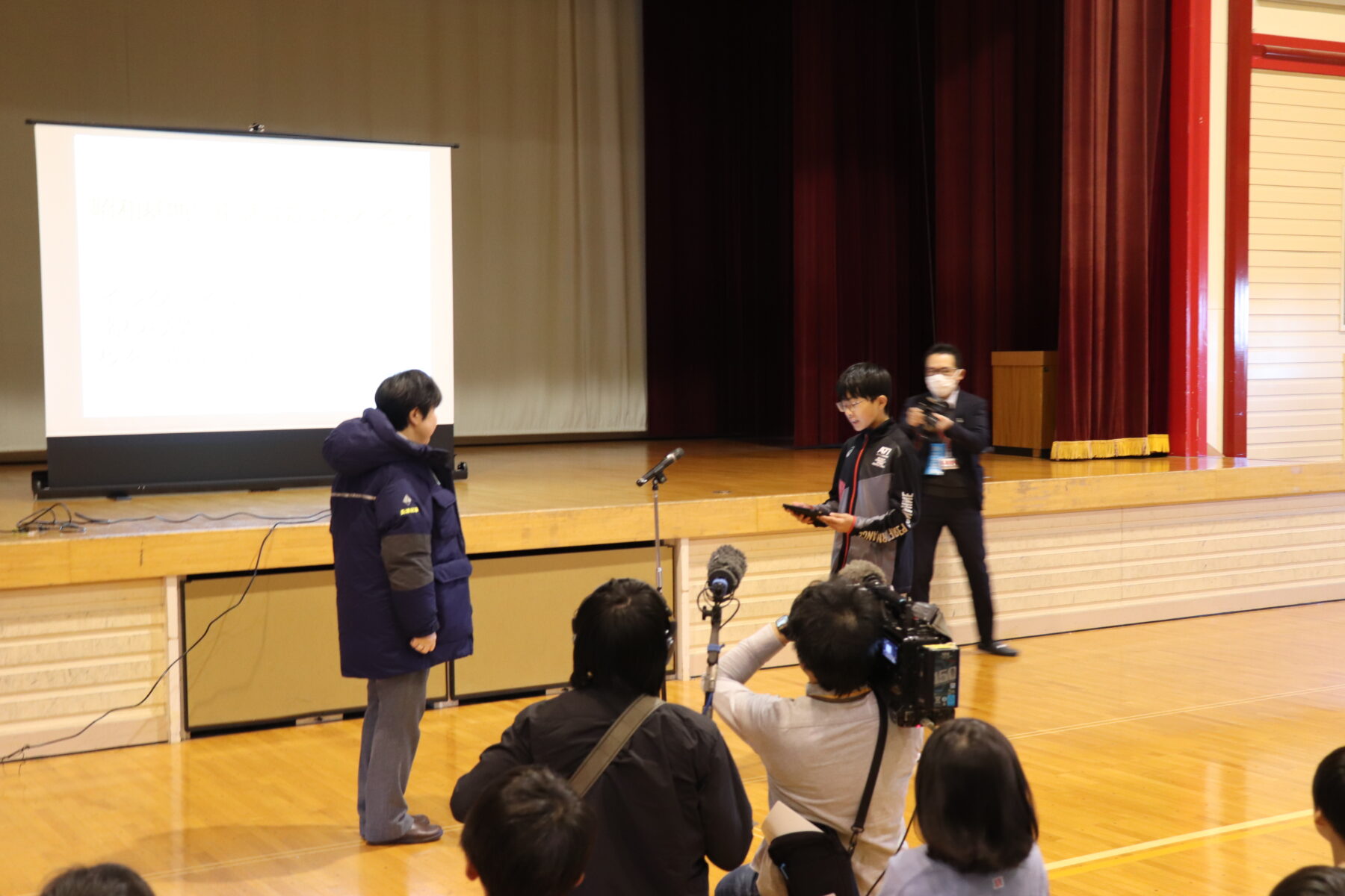 長浦校長先生の南極壮行会 7枚目写真