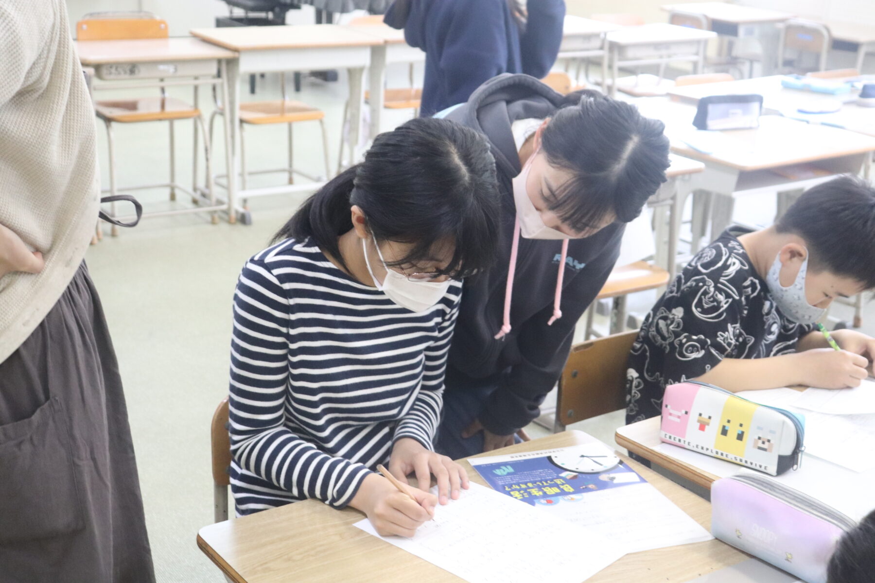 ６年生合同学習（吉岡小学校） 4枚目写真