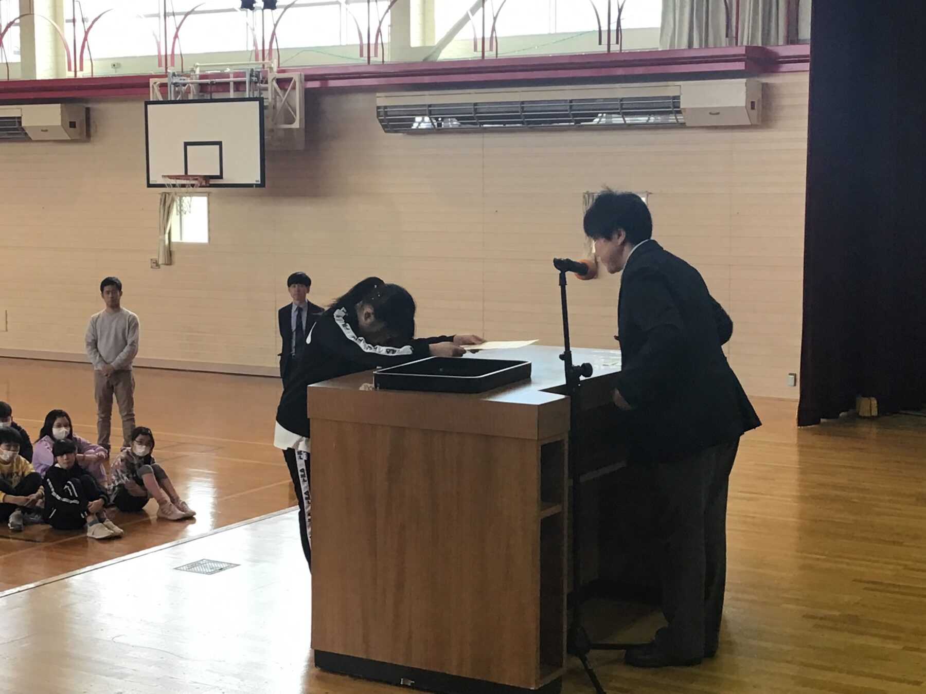 全校集会 6枚目写真