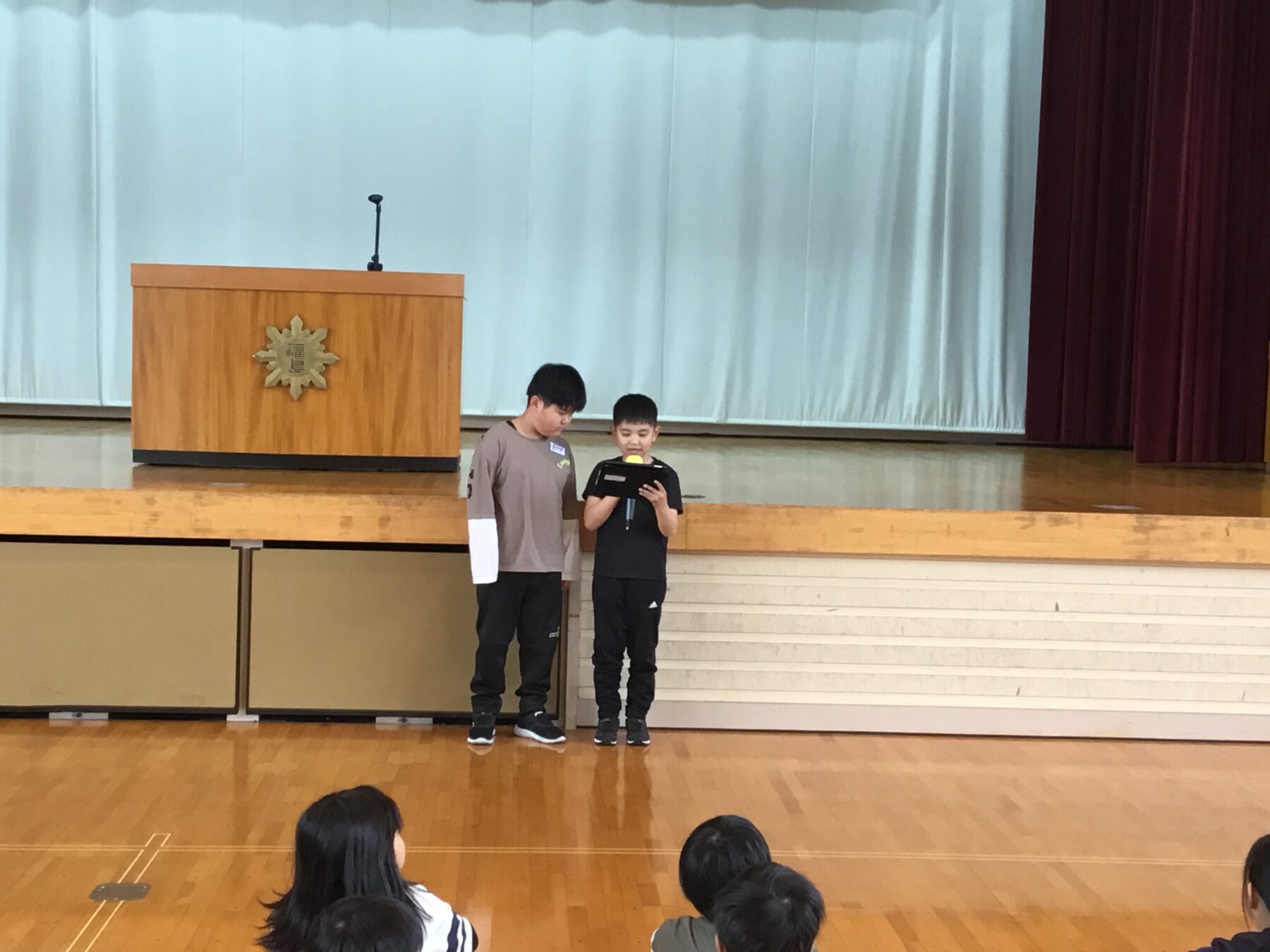 全校集会 2枚目写真
