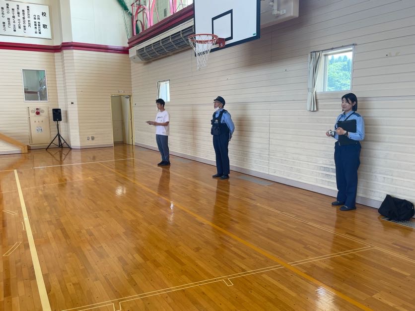 不審者対応訓練 2枚目写真