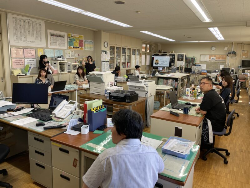 夏休み中の学校は・・・