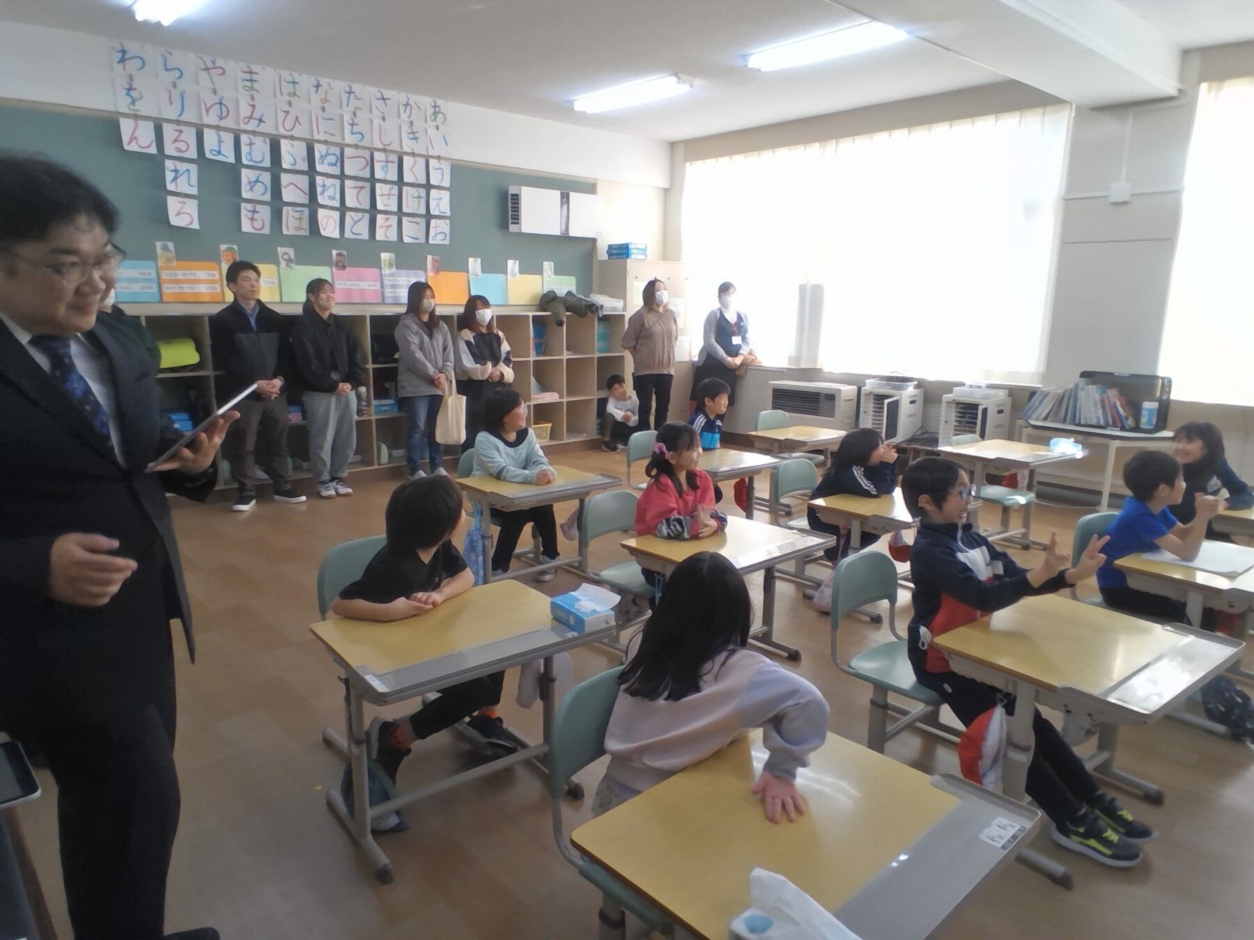 今年度最後の授業参観が行われました 1枚目写真