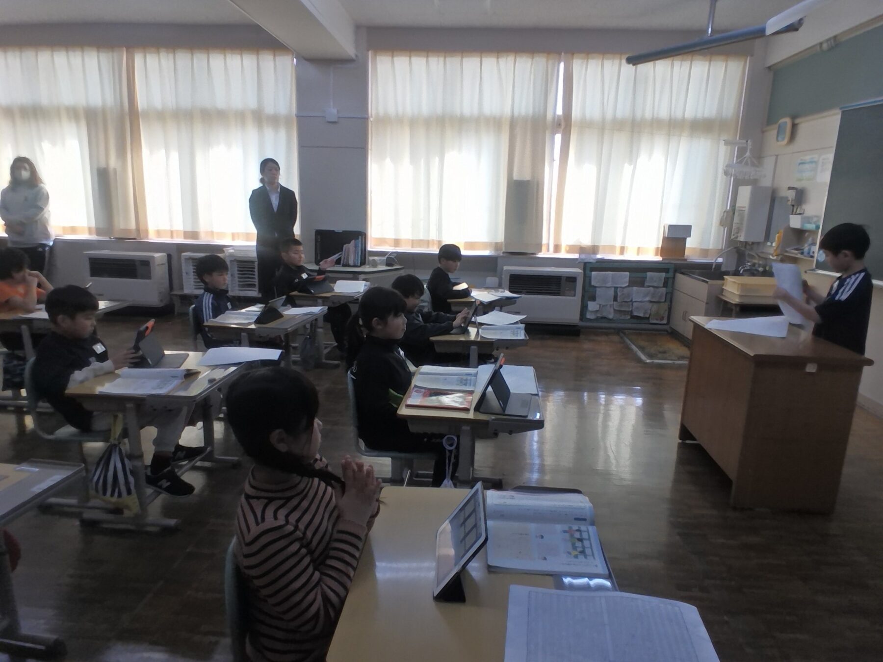 今年度最後の授業参観が行われました 2枚目写真