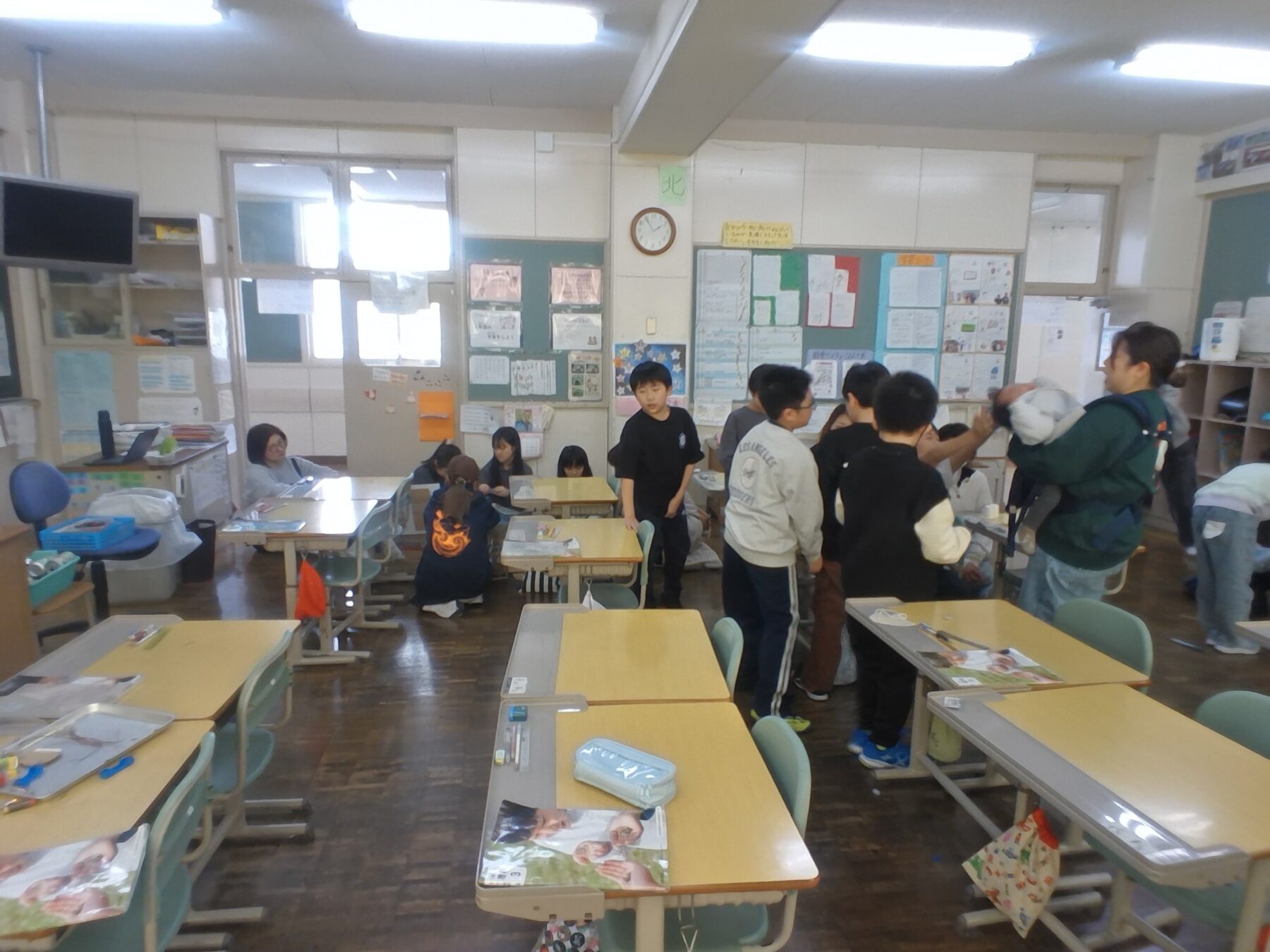 今年度最後の授業参観が行われました 3枚目写真