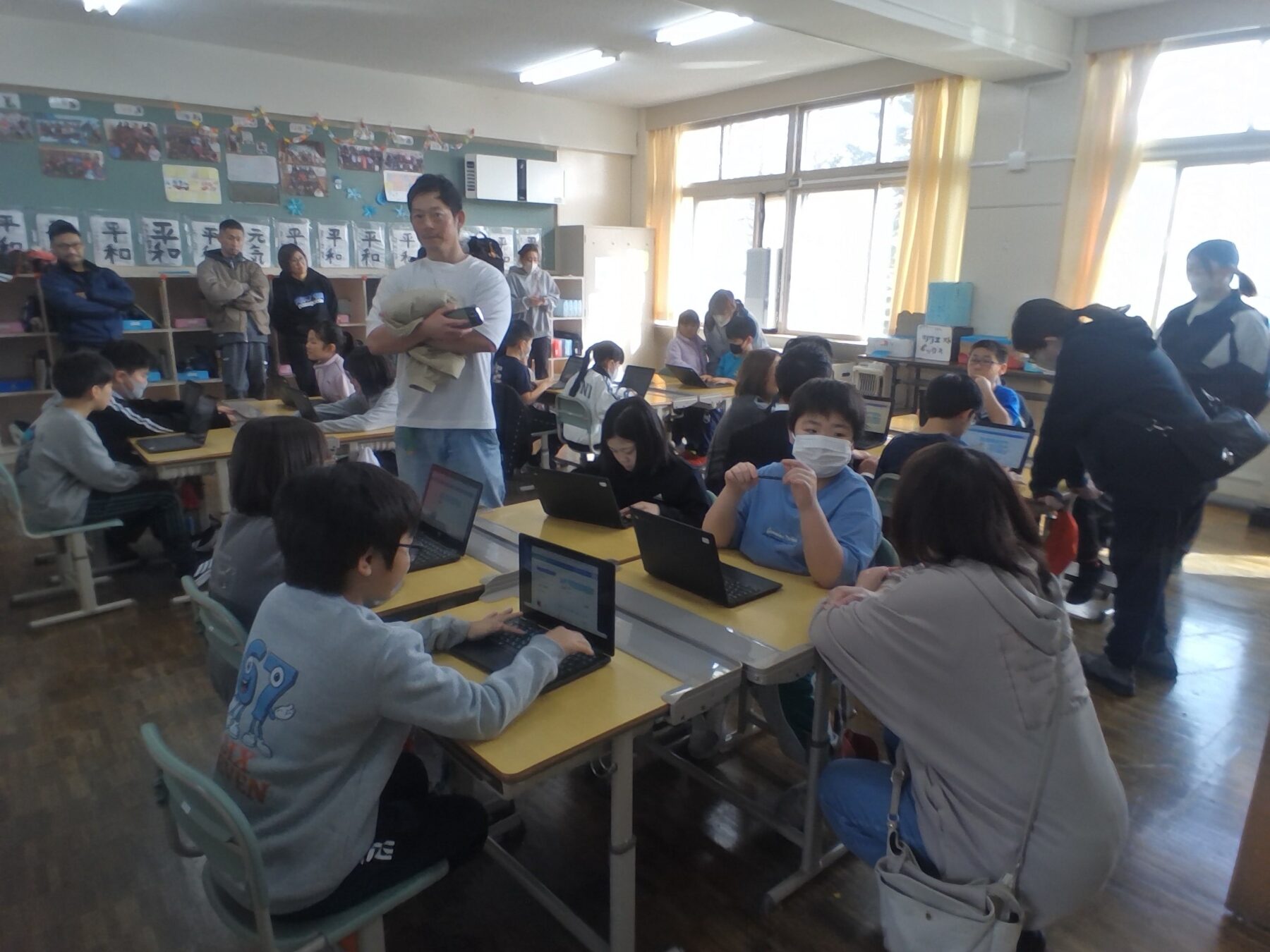 今年度最後の授業参観が行われました 4枚目写真