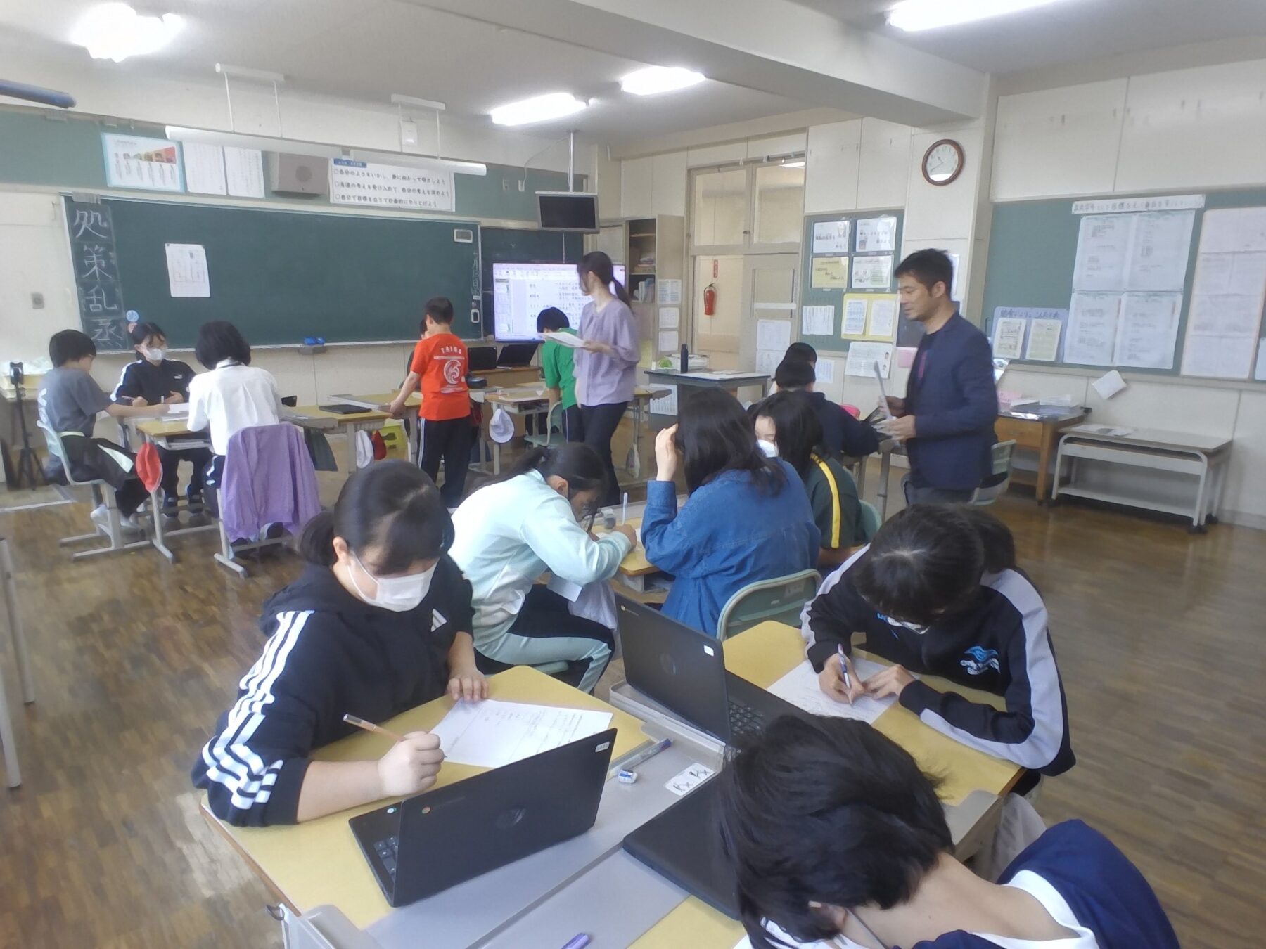 修学旅行合同学習が始まりました 1枚目写真