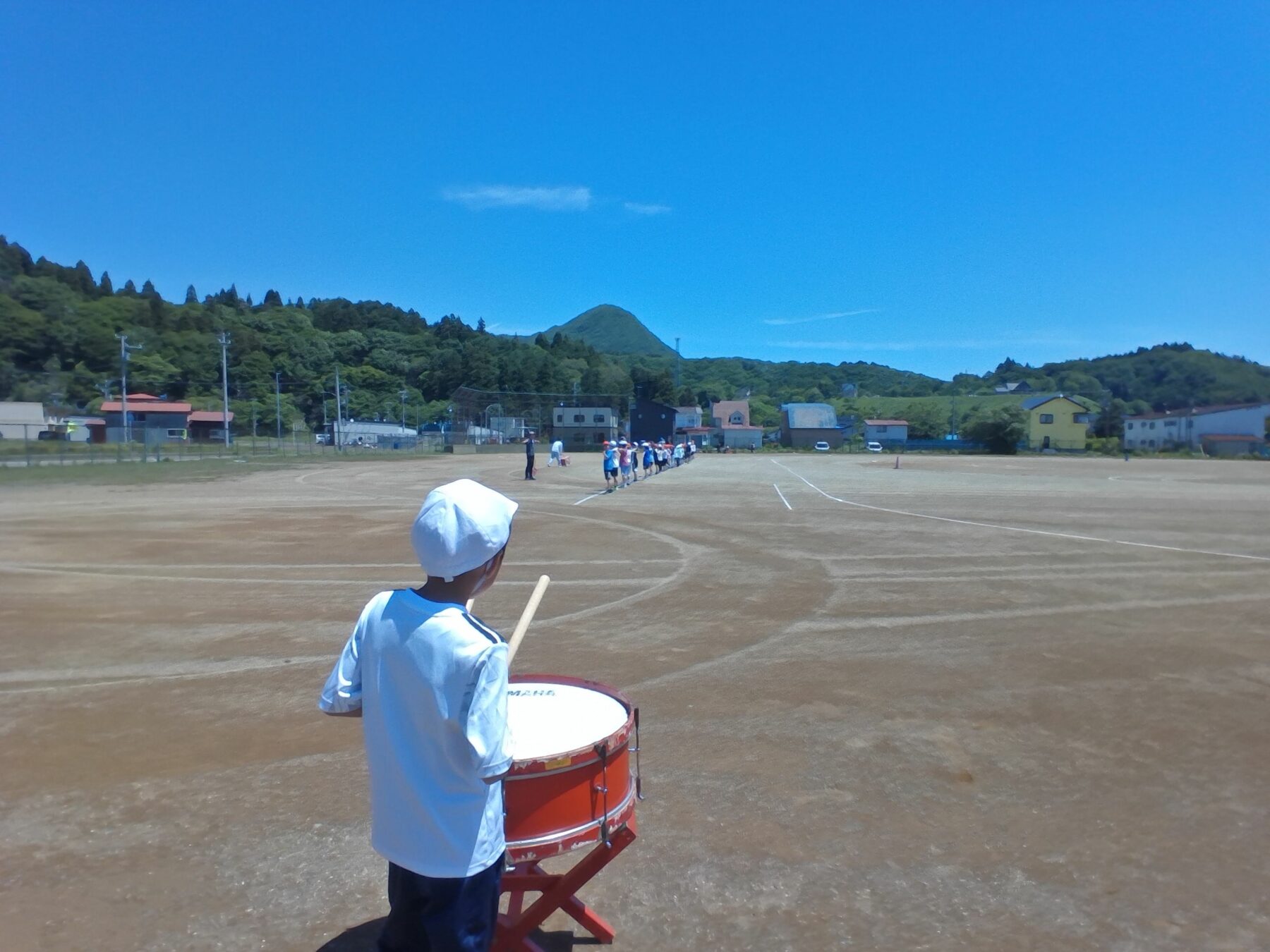 運動会全体練習が始まりました 6枚目写真