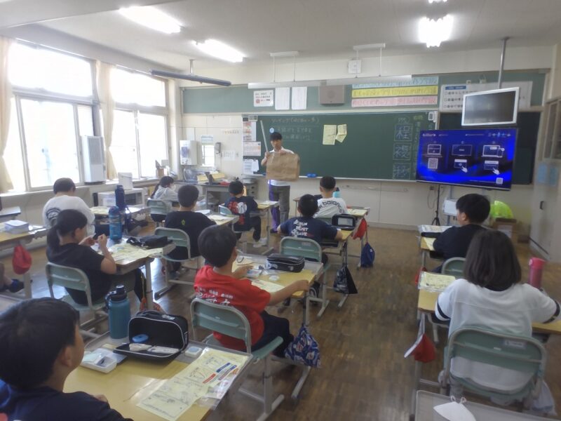 上手にできたかな？（５年生家庭科）